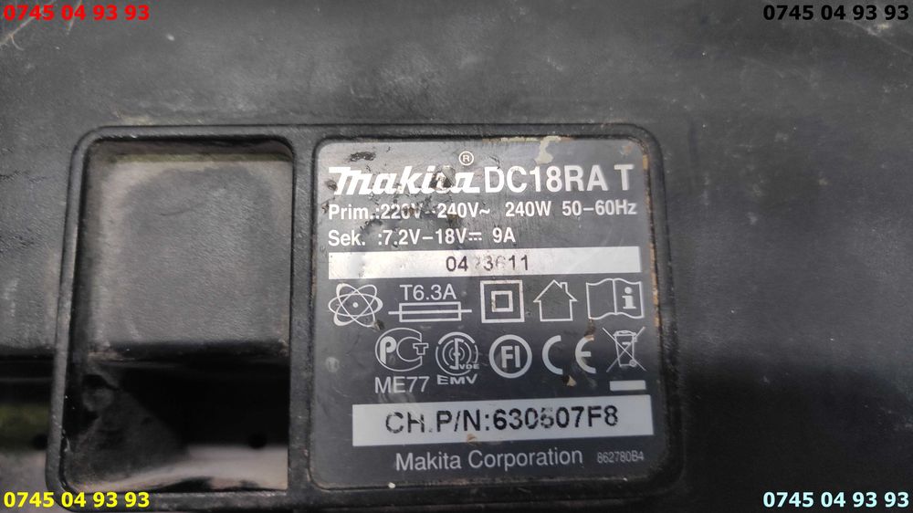 incarcator original makita DC18RA T 7.2v 18v 9A incarcare rapida