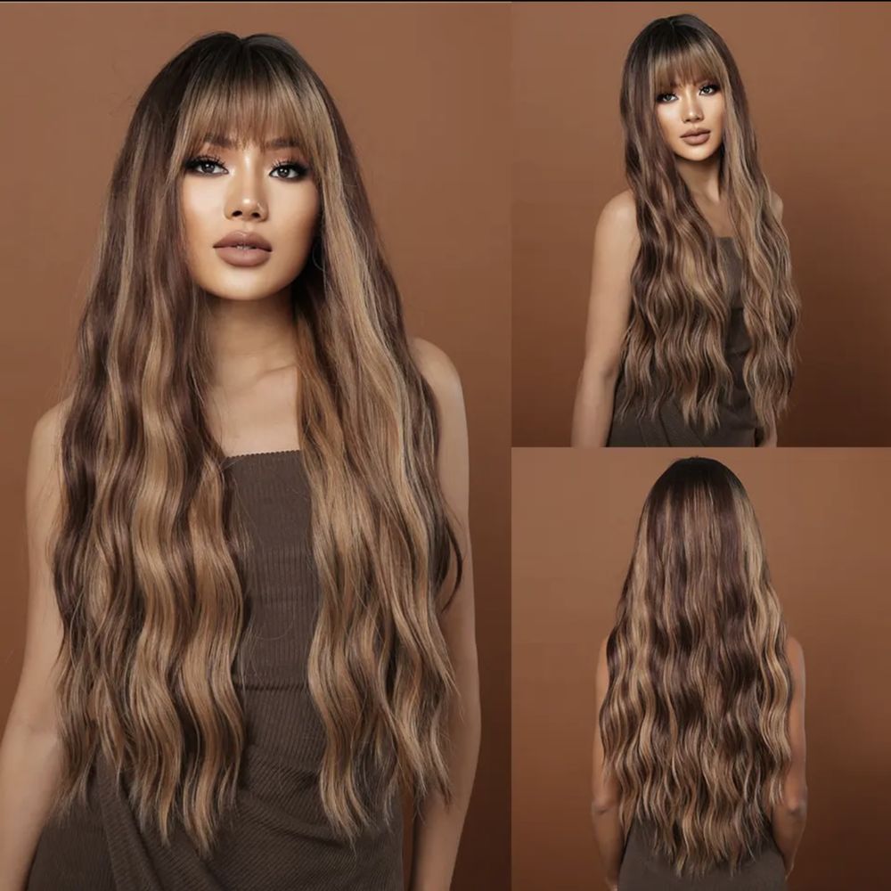 Peruca T82 Satena Breton ombre creata ondulata Suvite Blonde