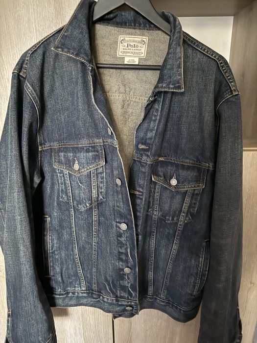 Geaca de blugi Polo Ralph Lauren, denim albastru, marime XL, noua