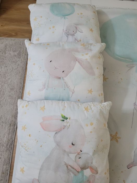 Бортики-подушки, простыня, одеялко, клеенка 8000