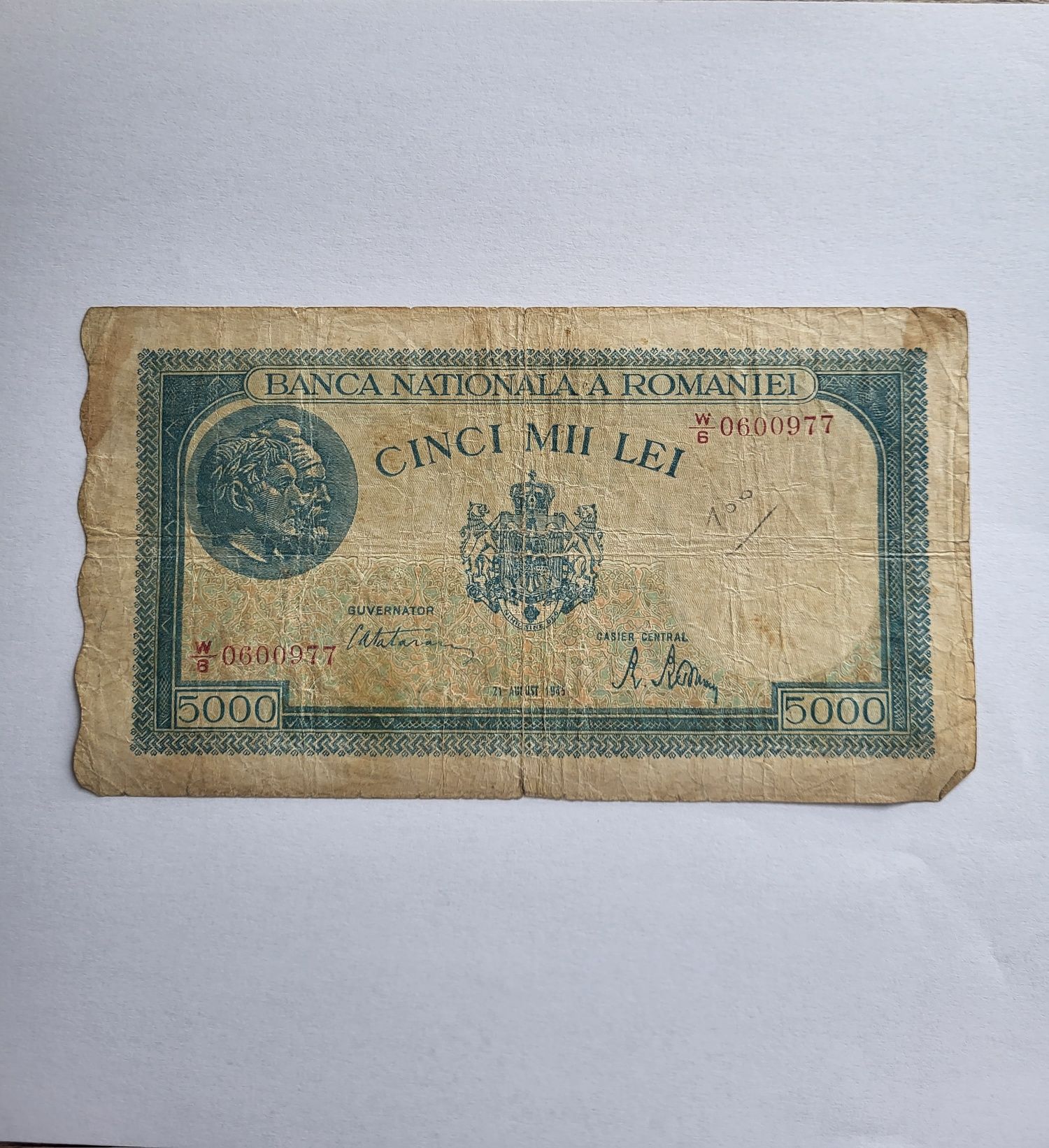 Bancnota 5000 de lei 1945