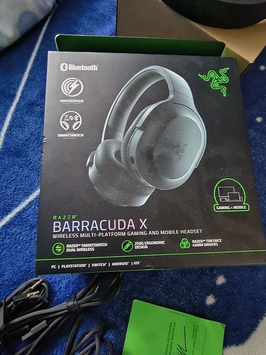 Casti Gaming Wireless Razer Barracuda X 2022 Negre, 7.1 Garantie 2026