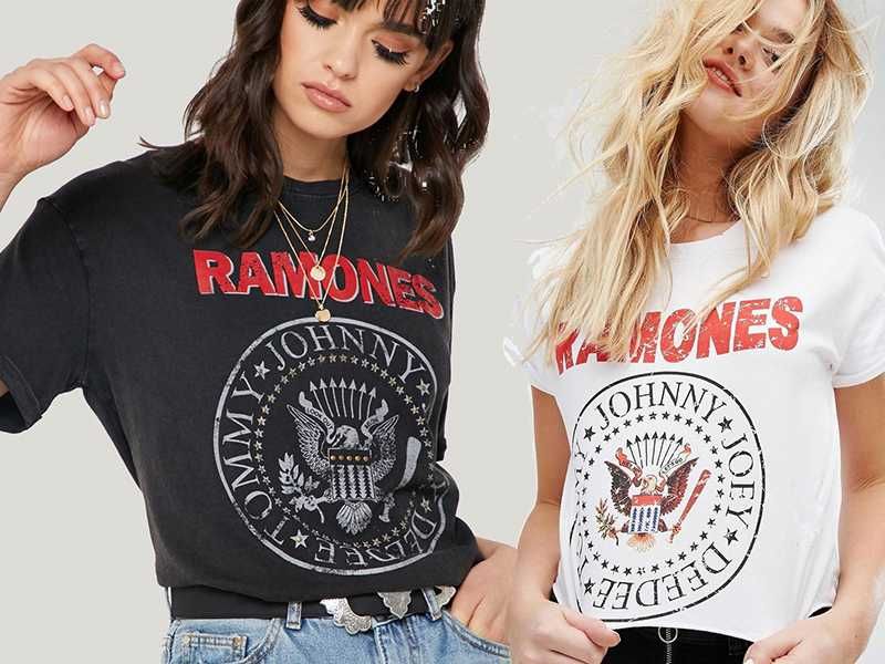 Дамска тениска Ramones 3 модела всички размери