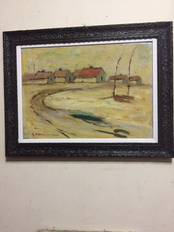 Tablou autentic,Gheorghe Docmanov(1926-2013)!