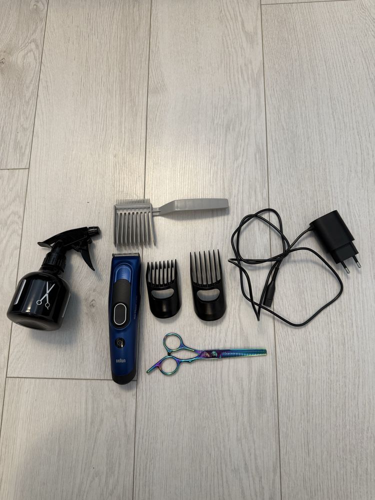 Masina de tuns Braun + accesorii Fade