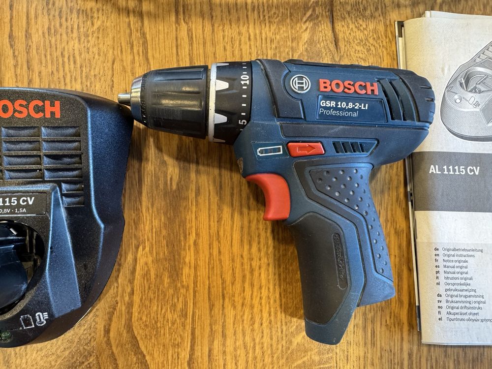 Bosch Винтоверт GSR 10,8-2-LI с 12v батерия комплект