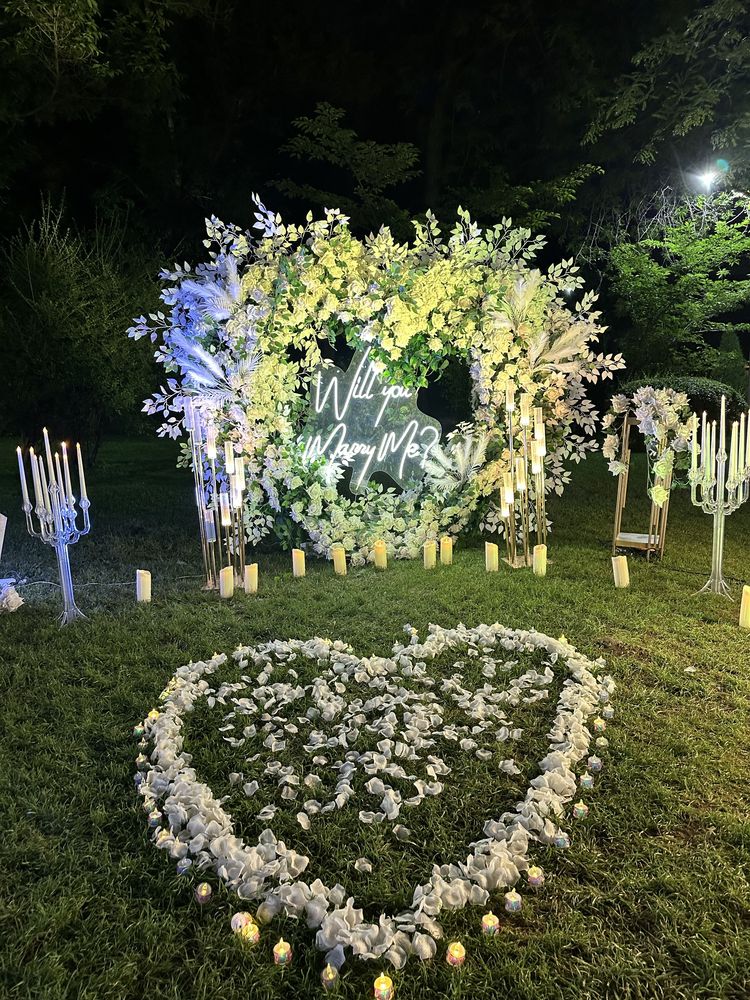 Marry me decor will you marry me