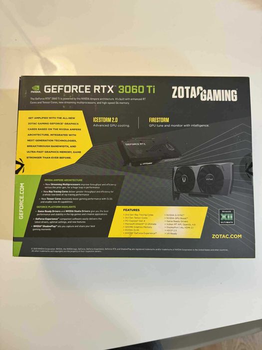Видео карта ZOTAC GeForce Twin Edge RTX 3060 Ti 8GB