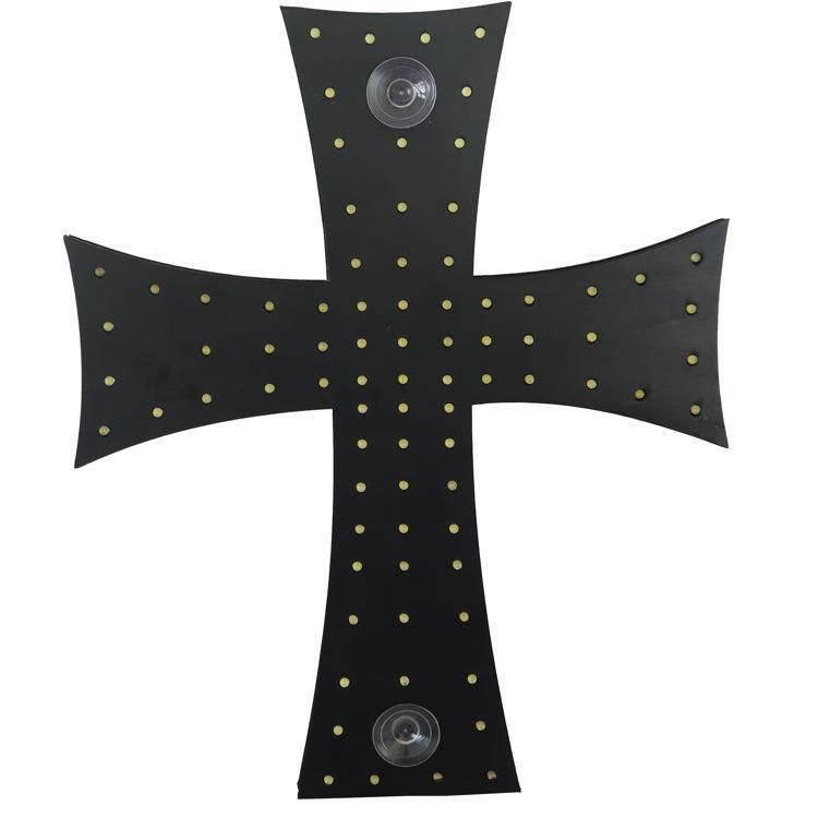светещ кръст 12-24v диоден led за tир бял  vertex