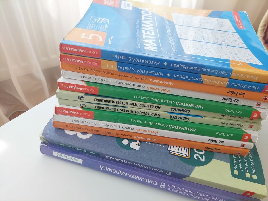 Lot culegeri mate,romana și altele