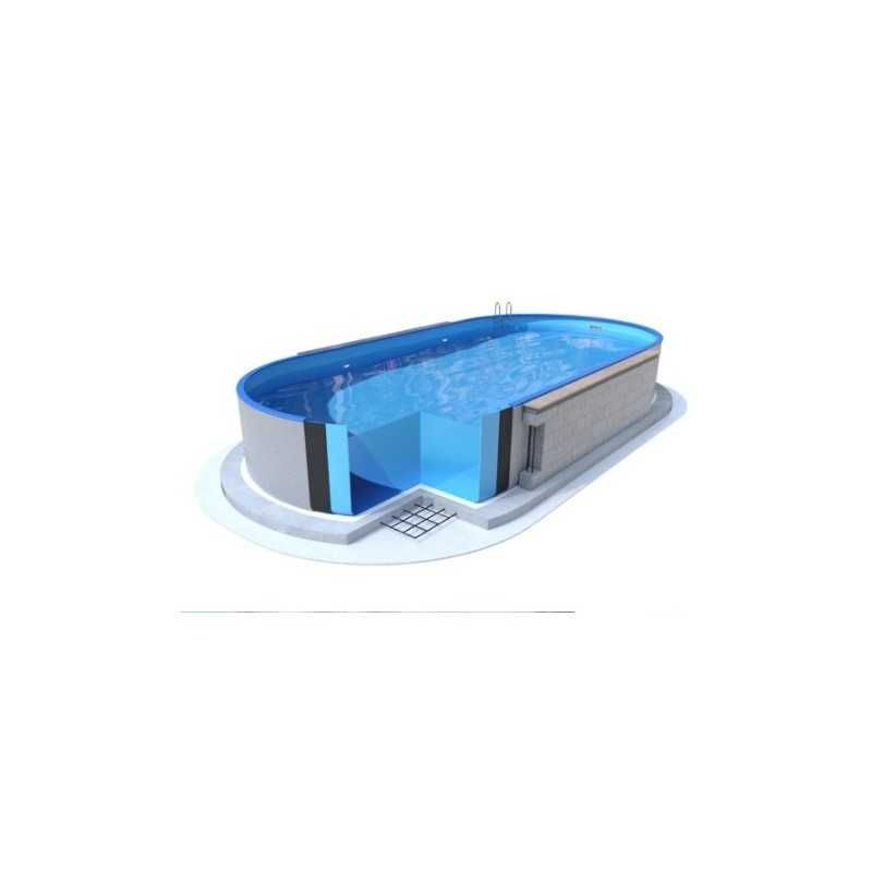 Vand kit piscina ingropata pereti 11X5X150