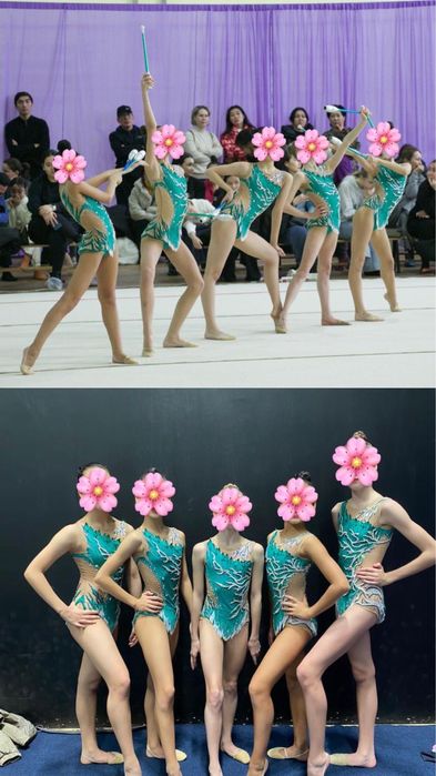 Купальники групповые для художественной гимнастики