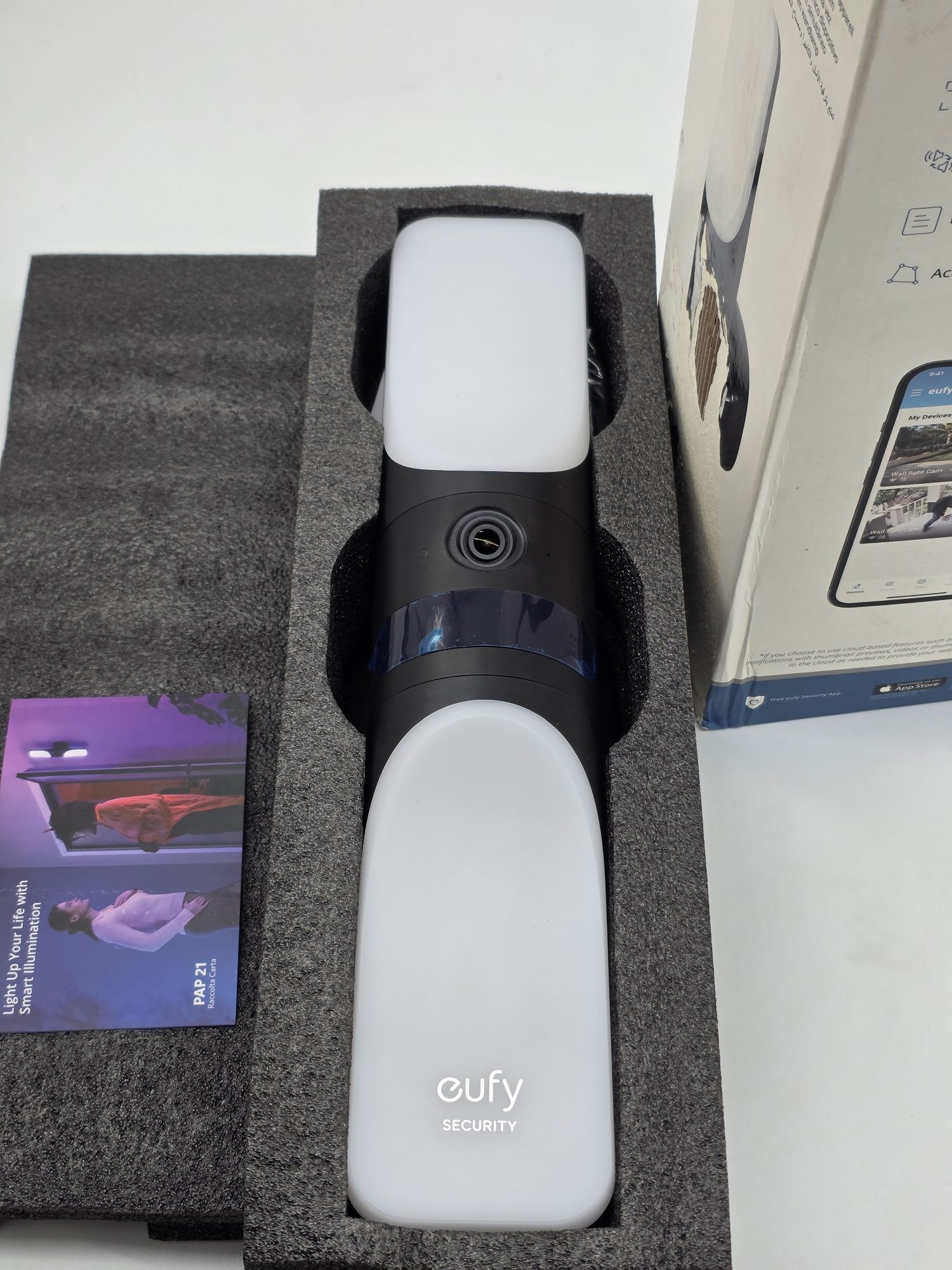 Camera IP Wireless EUFY S100, 2K 1536P, IR, Night Vision, negru, NOUA