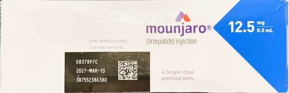 Средство для диабетов и похудение Mounjaro 12.5 доза из Америки