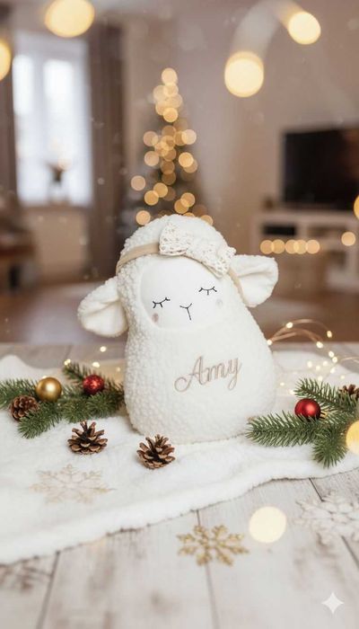 Ръчно изработена овца с име