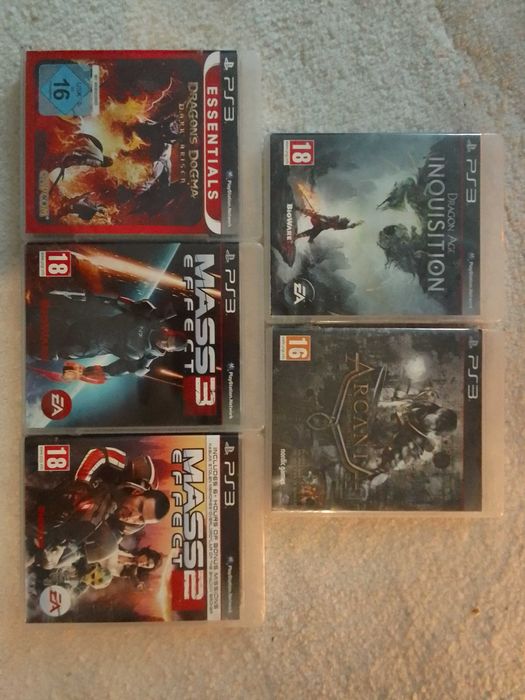 PS3 Dragons Dogma / Mass Effect /Dragon Age Inquisition / Arcania