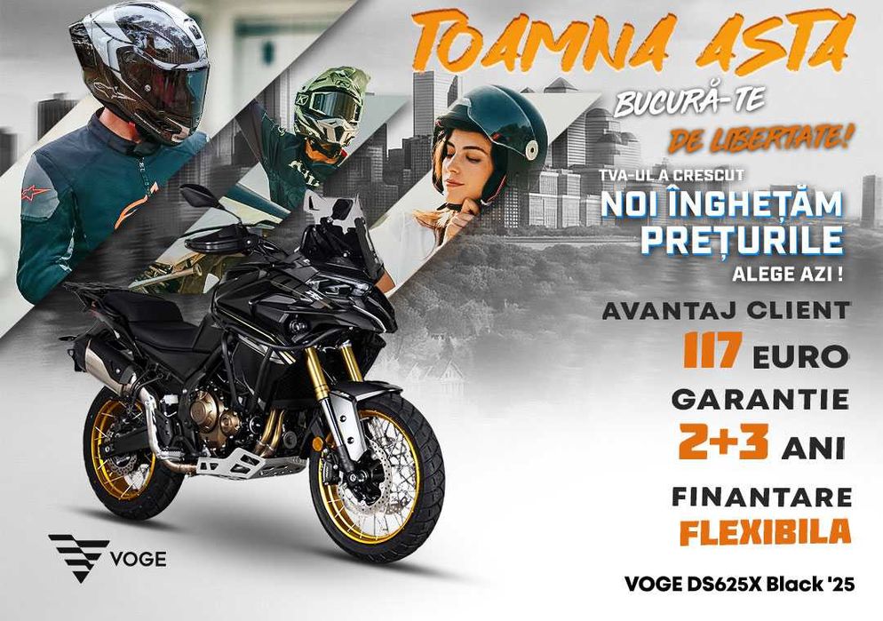 Motocicleta VOGE DS625X Black '25