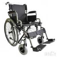 нова инвалидна количка ,санитарен стол за инвалид на колела  и