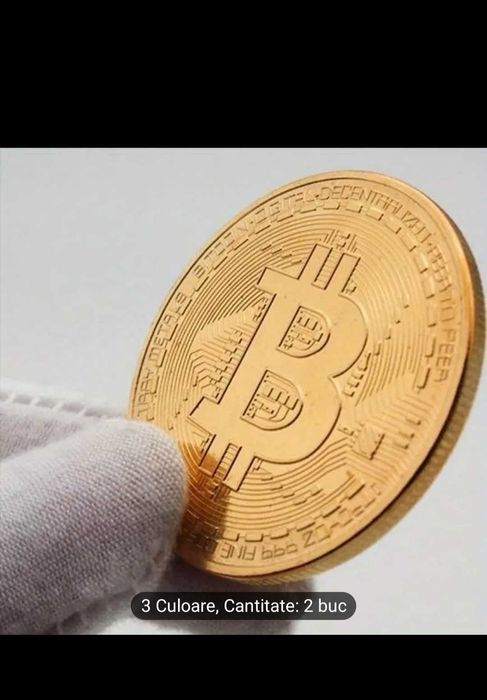 BITCOIN - Moneda de colectie !!! Pretabila cadou !!!