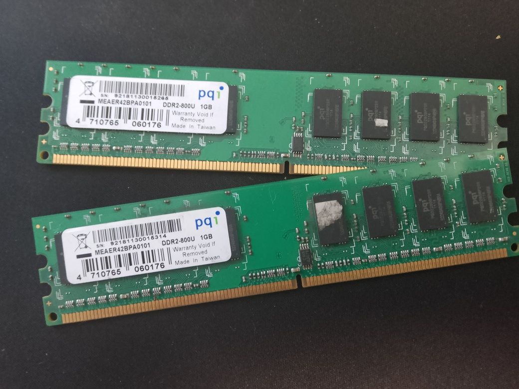 ОЗУ ddr2 2x1gb 2x2gb