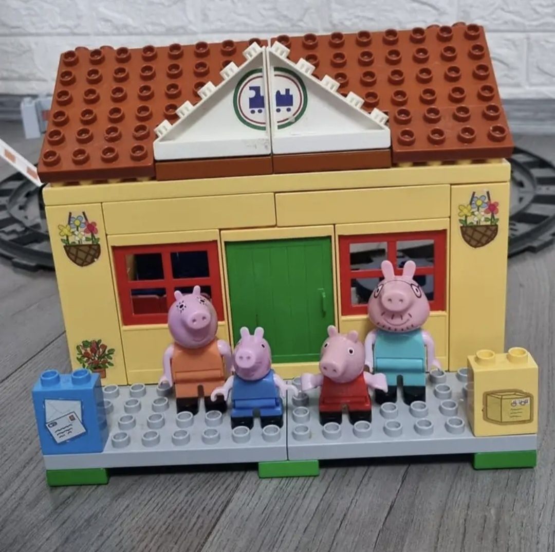 Set gara lego Unico Peppa pig