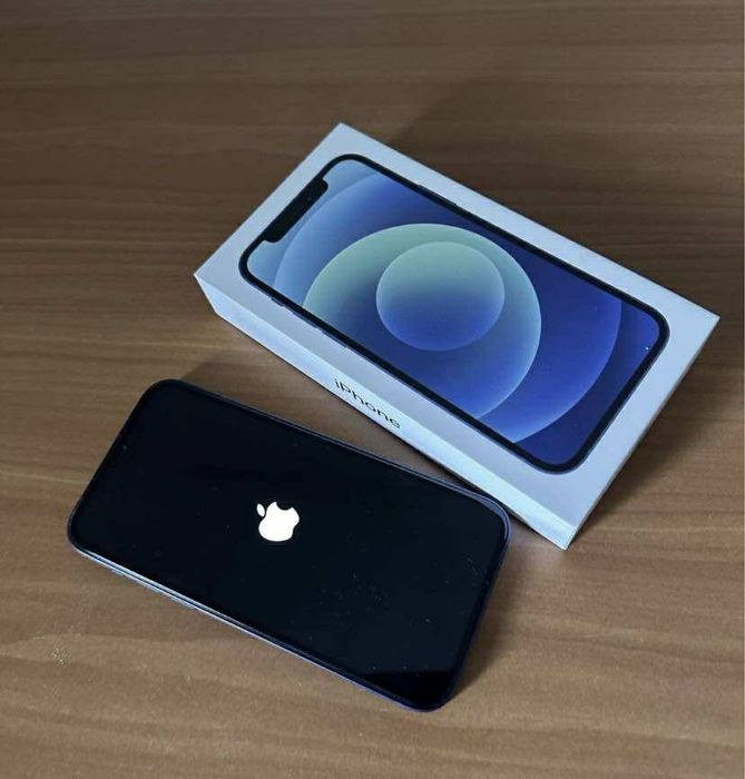 iPhone 12 Albastru 64 GB impecabil baterie 88%