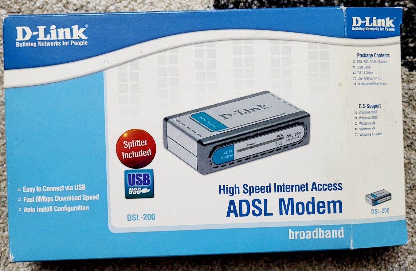 ADSL модем D-LINK 200