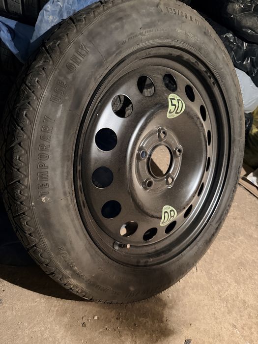 Rezerva - janta originala bmw  135/80/17 avelopa continetal