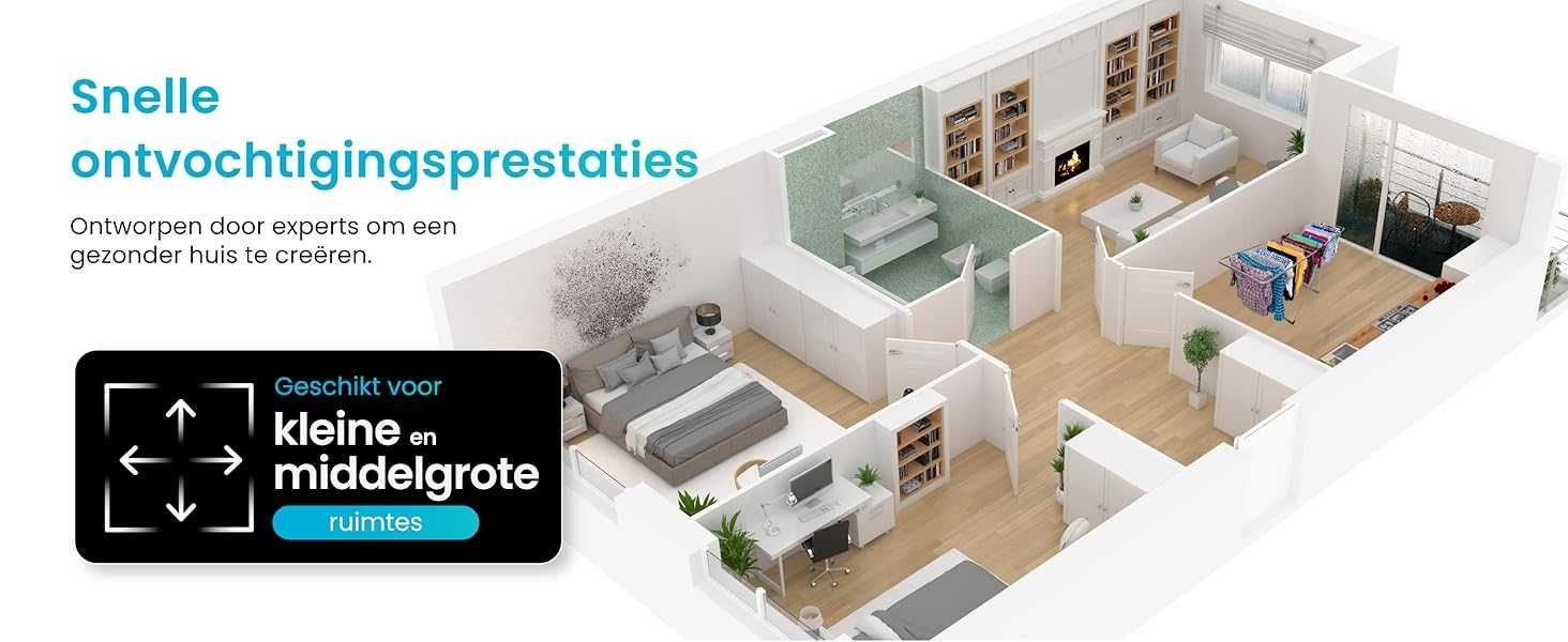 Влагоабсорбатор с дисплей за влажност и таймер  Pro Breeze