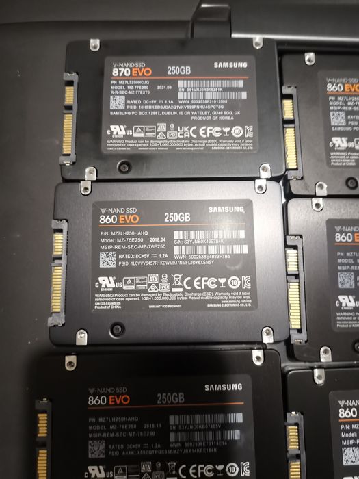 Ssd Samsung 250 gb