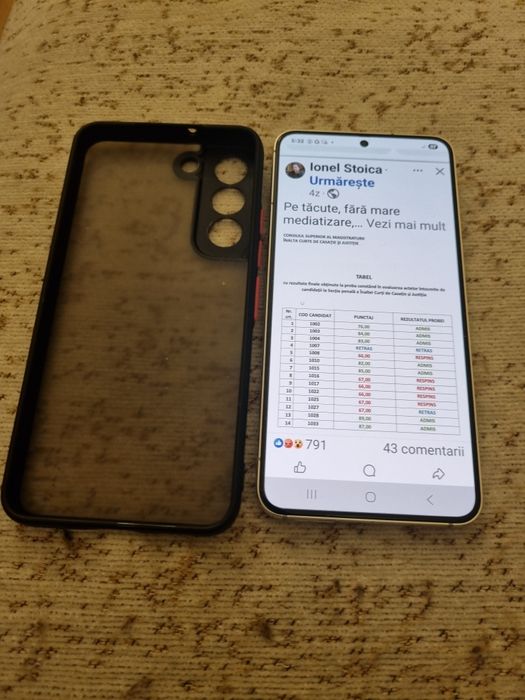 Telefon mobil Samsung Galaxy S22, în stare perfectă de funcționare