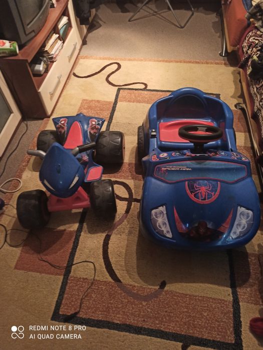 Vând Masinita și Atv electric Spiderman