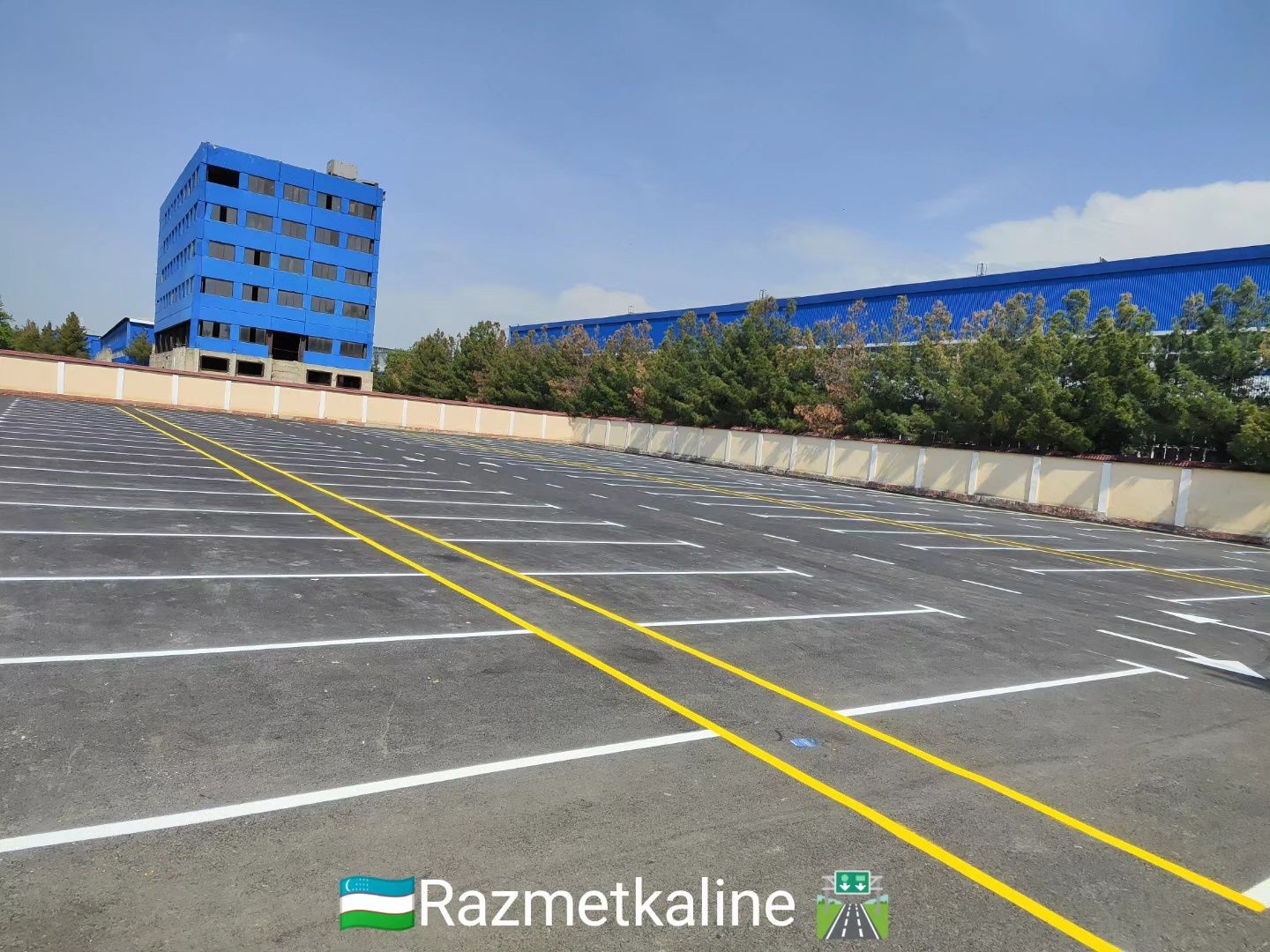 Razmetka sfat yol chiziqlarni chizish hizmati