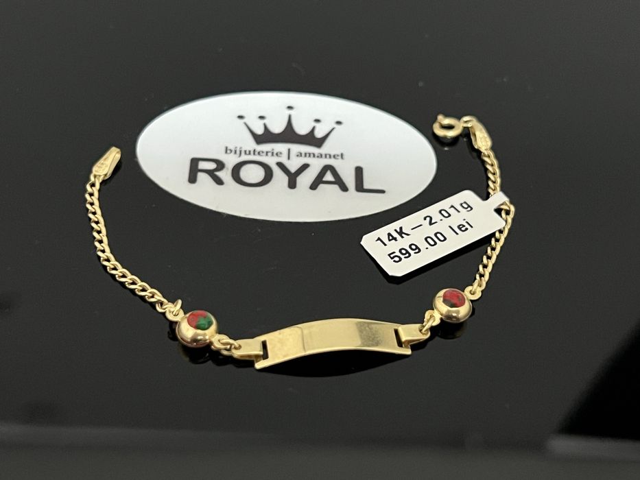 Bijuteria Royal CB : Bratara copil aur 14k 2,01 gr
