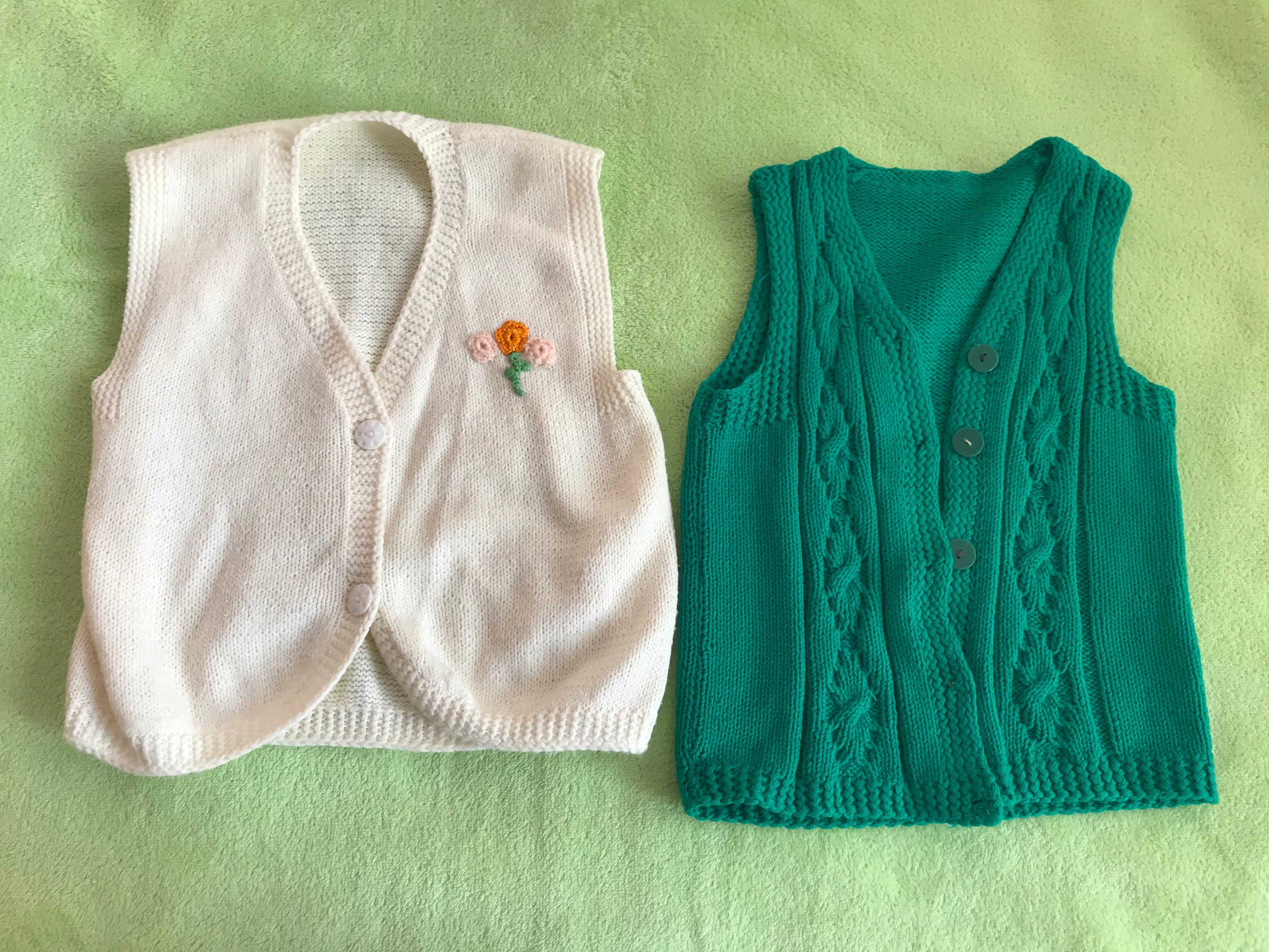 Нова Плетена Бебешка Блуза Панталонки Терлички Елече Шапка Рокля