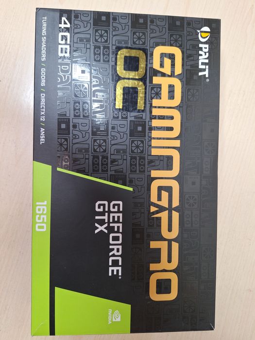 Продается видеокарта GTX 1650 в хорошем состоянии