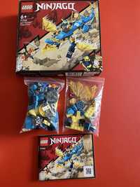 LEGO® NINJAGO - Dragonul EVO de Tunet al lui Jay 71760, 140 piese