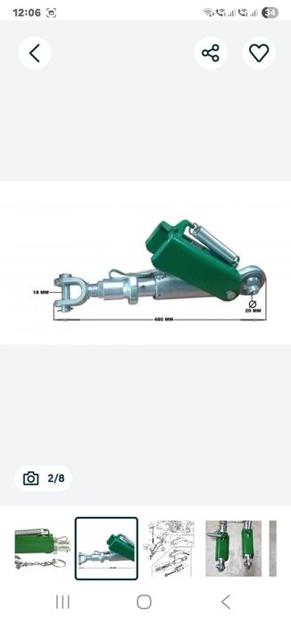 Ancora stabilizator automata pentru tractoare John Deere seriile 5000,