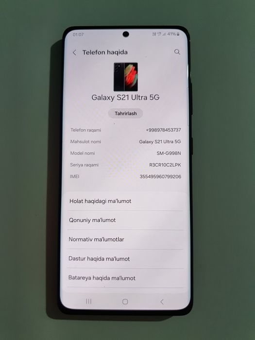 Samsung galaxy s21ultra 5g