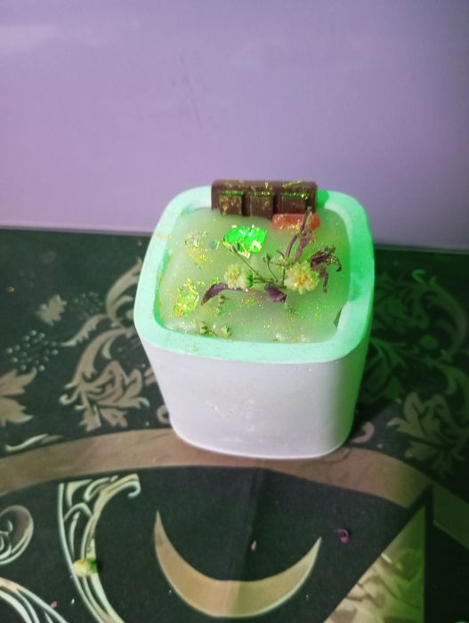 Аромо свечи, свечи с травами и рунами ручной работы, руны