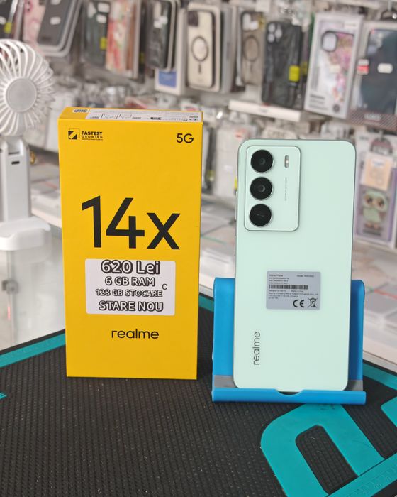 Realme 14X, 6/128 GB, Nou, Garanție