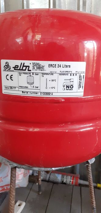 Vas de expansiune cu suport