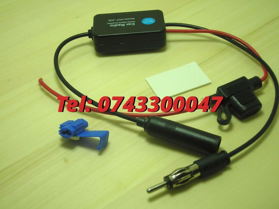 Amplificator Pentru Semnal Antena Radio Auto Camioane Etc Fm 12v