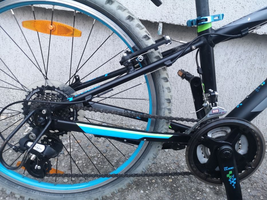 Bicicleta copii CUBE 24 zoll, aluminiu, shimano 21 viteze,