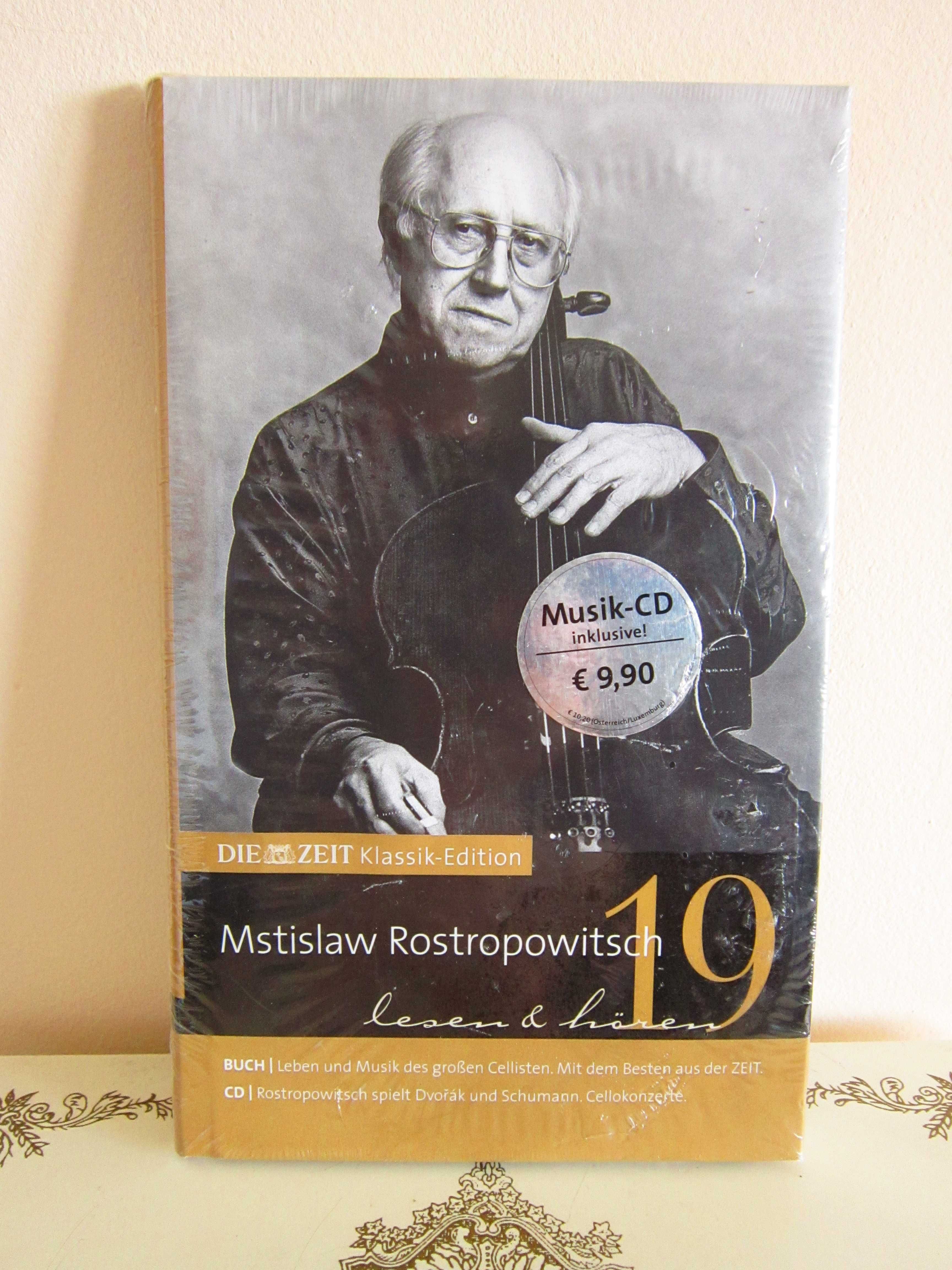 cd+carte violoncel Mstislav Rostropovich Klassik 2006-sigilat