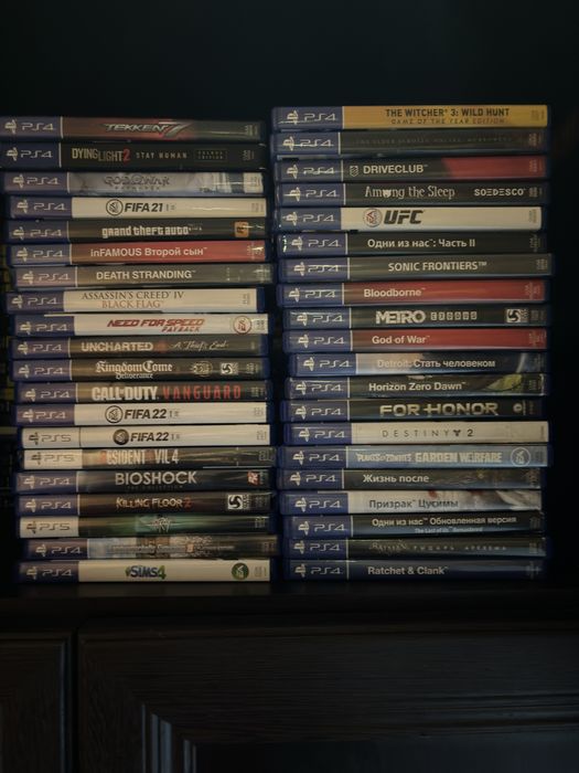 Обмен дисков на Sony Playstation 4,5