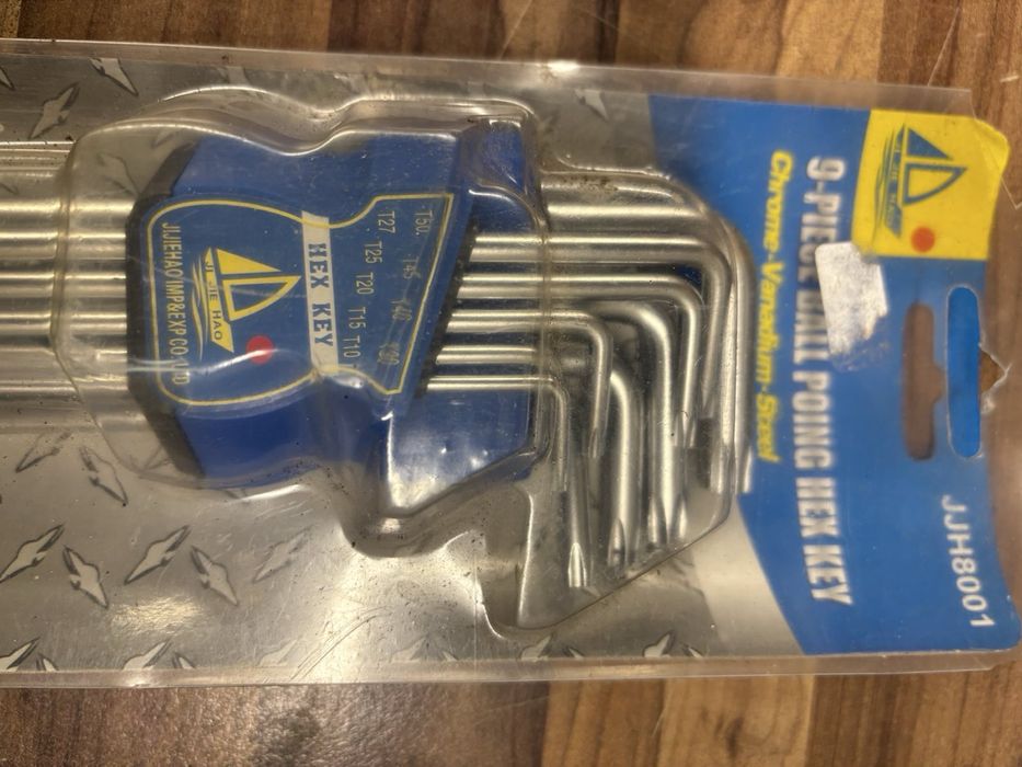 9 ключа торкс Г образни