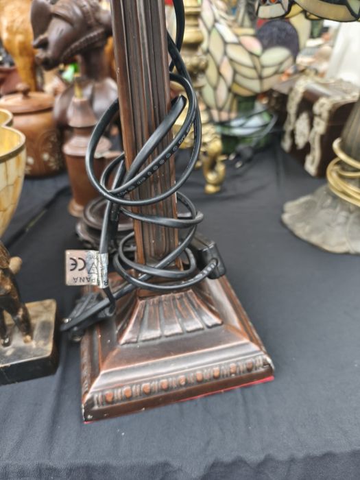 Veioza cu abajur din sticla de Murano h 57 cm