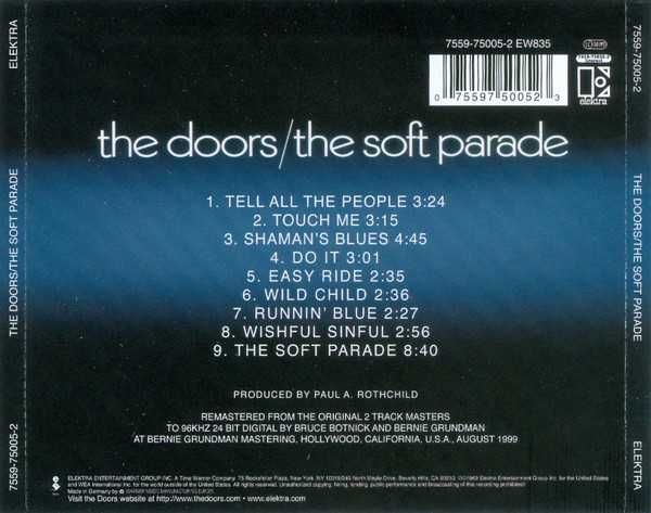 CD The Doors - The Soft Parade 1969