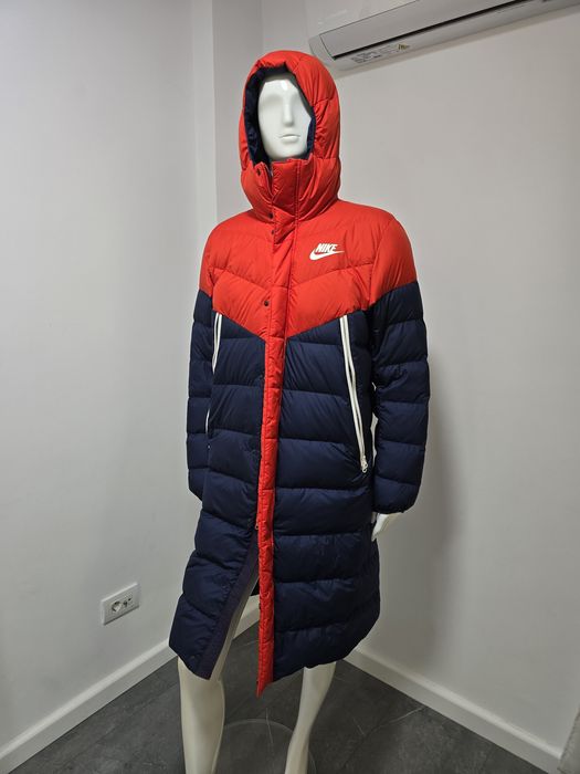 Geaca lunga Nike fotbal iarna L-XL ca noua